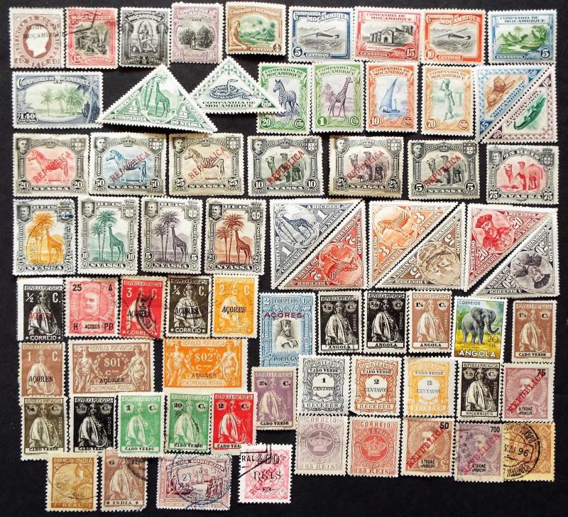 Collection of Old Stamps from the portuguese Colonies