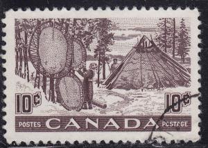 Canada 301 Drying Animal Hides 1950