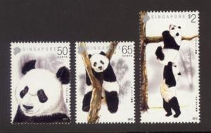 Singapore Sc# 1567-9 MNH Giant Pandas