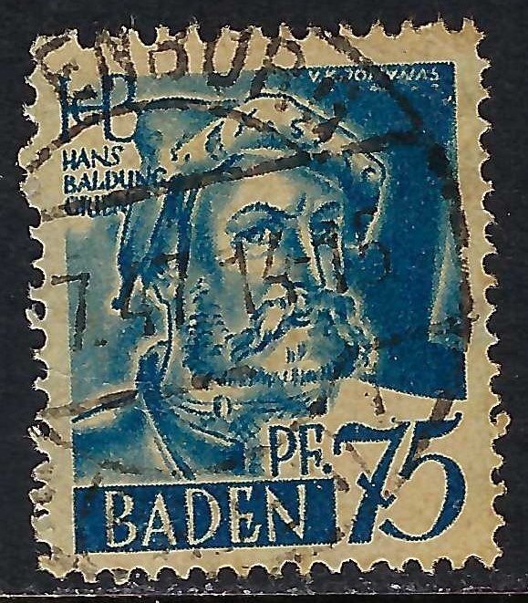 Germany Baden 5N11 VFU Z8184-2