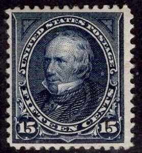 US Stamp #259 15c Clay MINT Hinged SCV $275