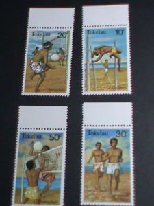 TOKELAU STAMP NATIONAL SPORTS GAMES  STAMP SET MNH  VERY FINE