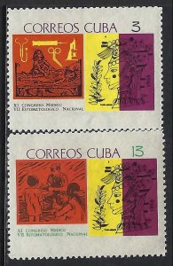 Cuba 1077-78 MNH 58C