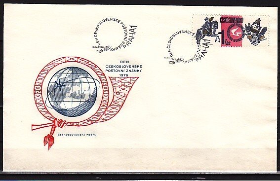 Czechoslovakia, Scott cat. 2094. Stamp Day issue. First day cover. ^