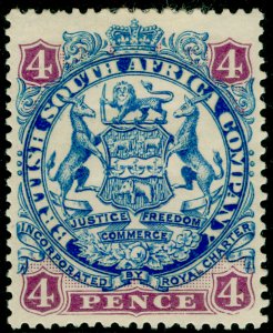 RHODESIA SG44a, 4d blue & mauve, M MINT. Cat £25.