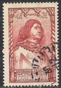 FRANCE 1946 4fr+3fr Philippe de Commynes Semi Postal Sc B209 VFU