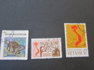 Vietnam 1976 Sc 808,17,21 FU