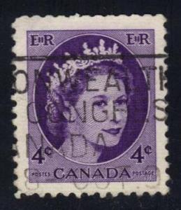 Canada #340 Queen Elizabeth II; Used