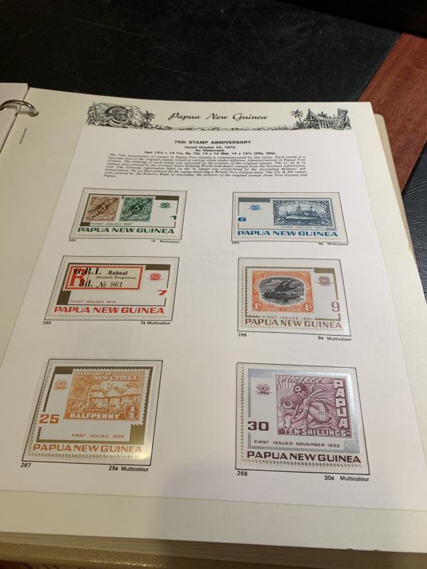 STAMP STATION PERTH: PNG Complete Collection from 1952 to 1989 Mint Never Hinged