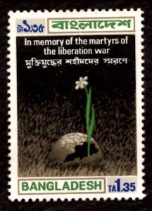 Bangladesh TK.1.35/-Martyrs of the Liberation War, Flower 1973 Sc.41 MNH