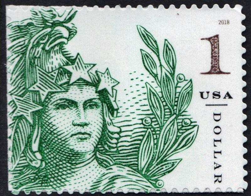 NEW ISSUE: $1.00 Statue of Freedom Single (2018) SA
