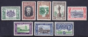 SOUTHERN RHODESIA — SCOTT  56-63 (SG 53-60) — 1940 PICTORIAL SET— MH — SCV $7.05