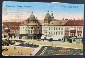 1924 Cluj Romania Postal Stationery Postcard Cover To Constantinople Turkey