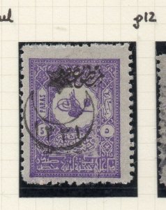 Turkey 1901-05 Printed Matter Fine Mint Hinged 5p. Star & Crescent Optd NW-04731