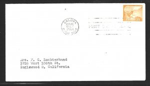 CANAL ZONE # C30 25c  FDC 8-16-58 2021 SCV = $9.00