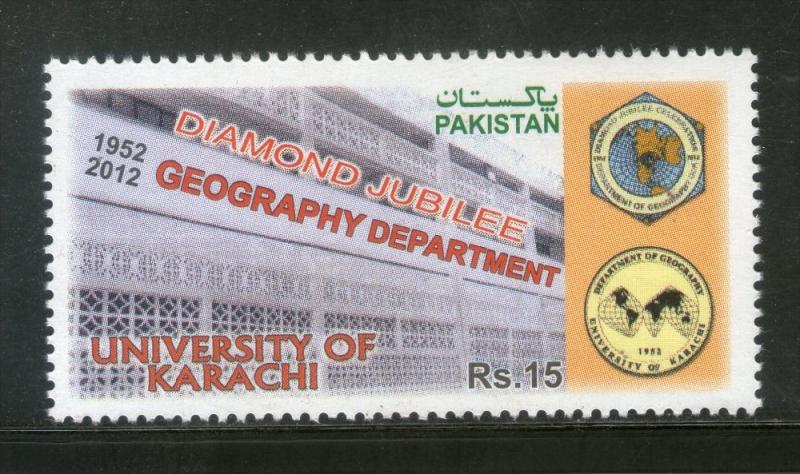 Pakistan 2013 Karachi University Geography Department Diamond Jubilee Archite...