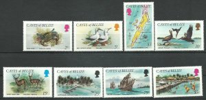 Cayes of Belize 2-9  Mint NH VF  1984 PD