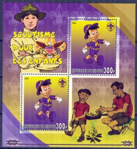 Djibouti 2006 Scouting Scouts Animation (I) Sheet MNH