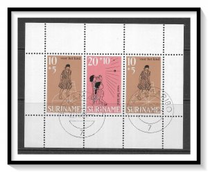 Suriname #B149a Semi-Postal Mini-Sheet FDC NH