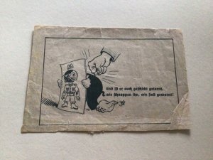 German 2nd world war illustrated humour fieldpost letter  A9370