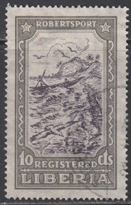 Liberia. scott no F34 used