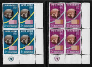 UNITED NATIONS - SC# 274-75 INSCRIP B/4 LR  VF/MNH 1976