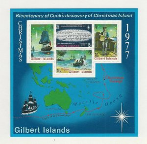 Gilbert Islands, Postage Stamp, #303a Mint NH, 1977 Mpa, Captain Cook, JFZ