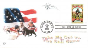 #4341 Take Me Out to the Ballgame QCR FDC