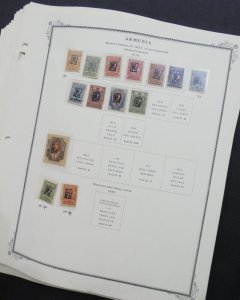 EDW1949SELL : RUSSIA & AREA Mint & Used collection on album pgs. Good Beginners