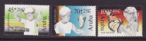 Aruba-Sc#B4-6- id5-unused NH semi-postal set-Child Welfare-1986-