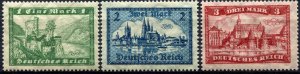 Deutsches Reich  Sc.# 337-9  MH