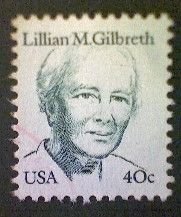 United States, Scott #1868, used(o), 1984, Lilian Gilbreth, 40¢, dark green