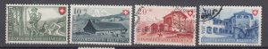 J38701 jlstamps,1948 switzerland set used #b174-7 buildings