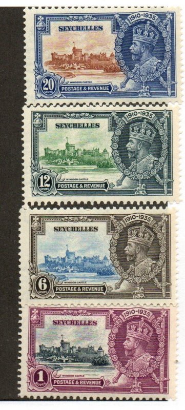Seychelles 118-121 Set Mint never hinged