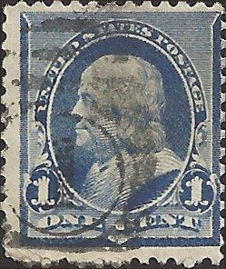 # 219 DULL BLUE USED BEN FRANKLIN SCV-0.75