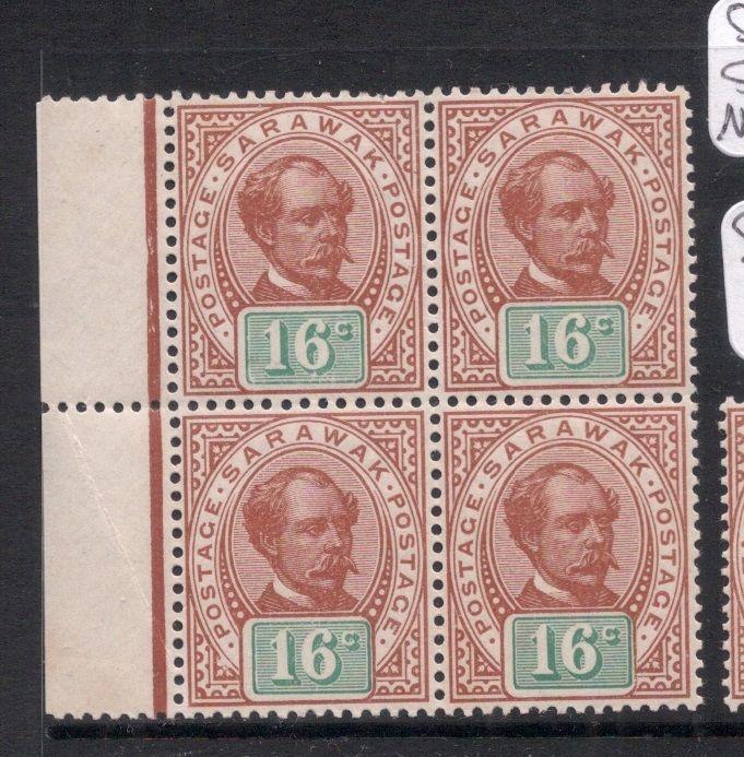 Sarawak SG 43 Block of Four MNH (1dha)