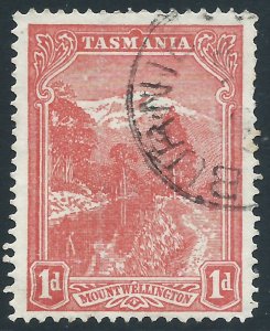 Tasmania, Sc #95, 1d Used (BURNIE CDS)