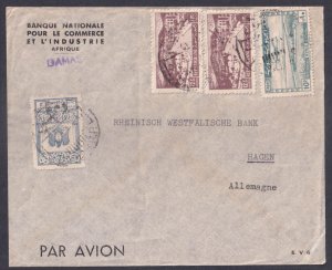 SYRIA - AIR MAIL ENVELOPE TO ALLEMAGNE WITH STAMPS