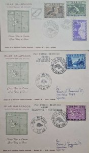 O) 1957 GALAPAGOS ISLANDS, ECUADOR´S POSSESSION OF THE GALAPAGOS ISLANDS - POSSE