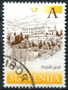 Slovenia Sc#404 Used, A(20t) multi, Castles (2000) (2000)