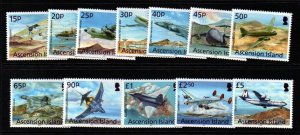 ASCENSION SG1150/61 2013 AIRCRAFT  MNH