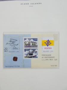 EDW1949SELL : ALAND Beautiful all VF MNH collection virtually complete 1984-2013