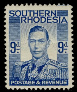 SOUTHERN RHODESIA GVI SG46, 9d pale blue, M MINT. 