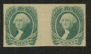 U.S. - Confederate States 13 - Gutter Pair - EXTRA FINE - Never Hinged (PF cert)