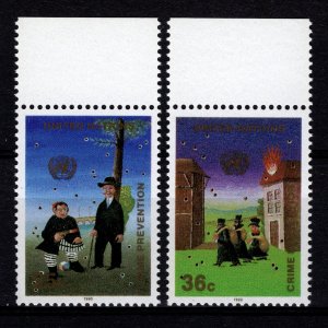 United Nations 1990 Crime Prevention, Set [Mint]
