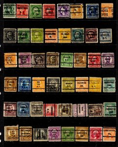 US Stamps #48 PRE CANCELS ON HANGER