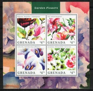 Grenada Stamp 3974  - Garden flowers