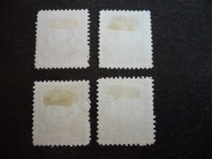 Stamps  - Cuba - Scott# RA12-RA15 - Used Set of 4 Postal Tax Stamps