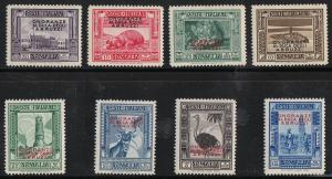 Italian Somaliland Types of 32 Ovpted (Sc #156-63) MVLH 