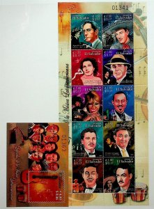 SALVADOR Sc 1626-7 NH MINISHEET+S/S OF 2005 - MUSICIANS - (CT5)